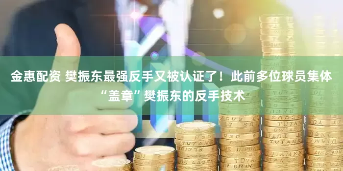 金惠配资 樊振东最强反手又被认证了！此前多位球员集体“盖章”樊振东的反手技术